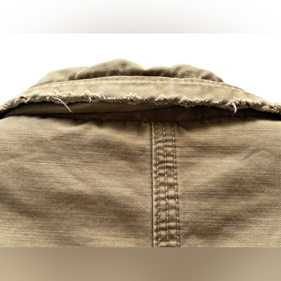 American Eagle Outfitters Flannel Lined Military Utility Cargo Jacket Size XL - Picture 9 of 15